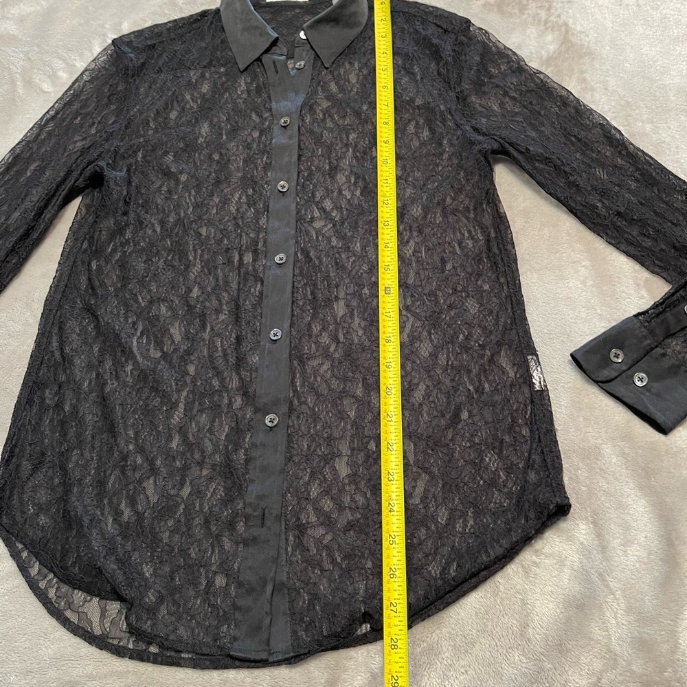 Equipment women oversized lace t shirt - Picture 11 of 13